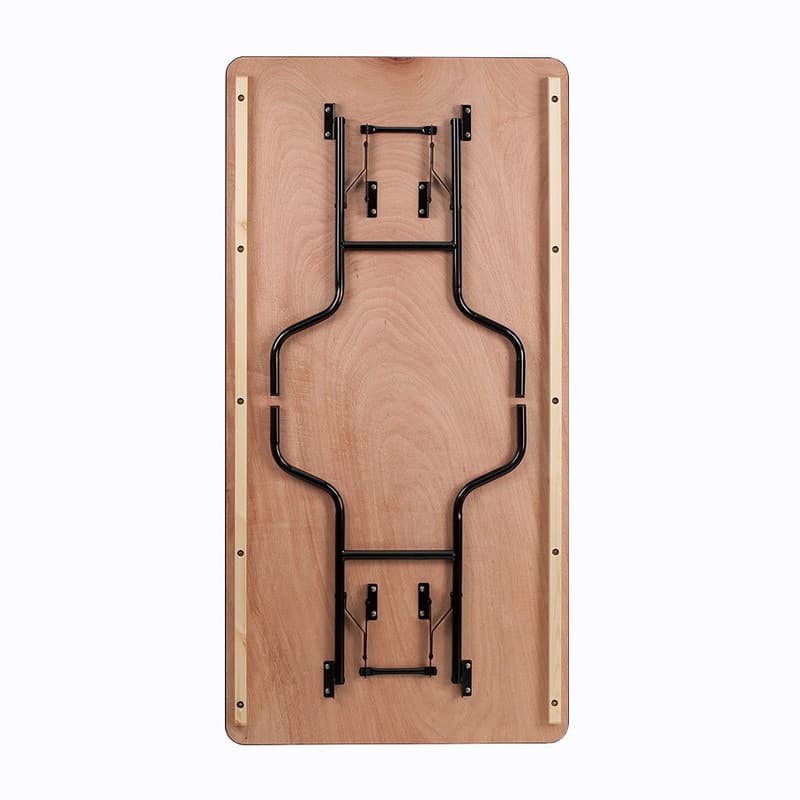 Mesa plegable de madera 183 x 76cm