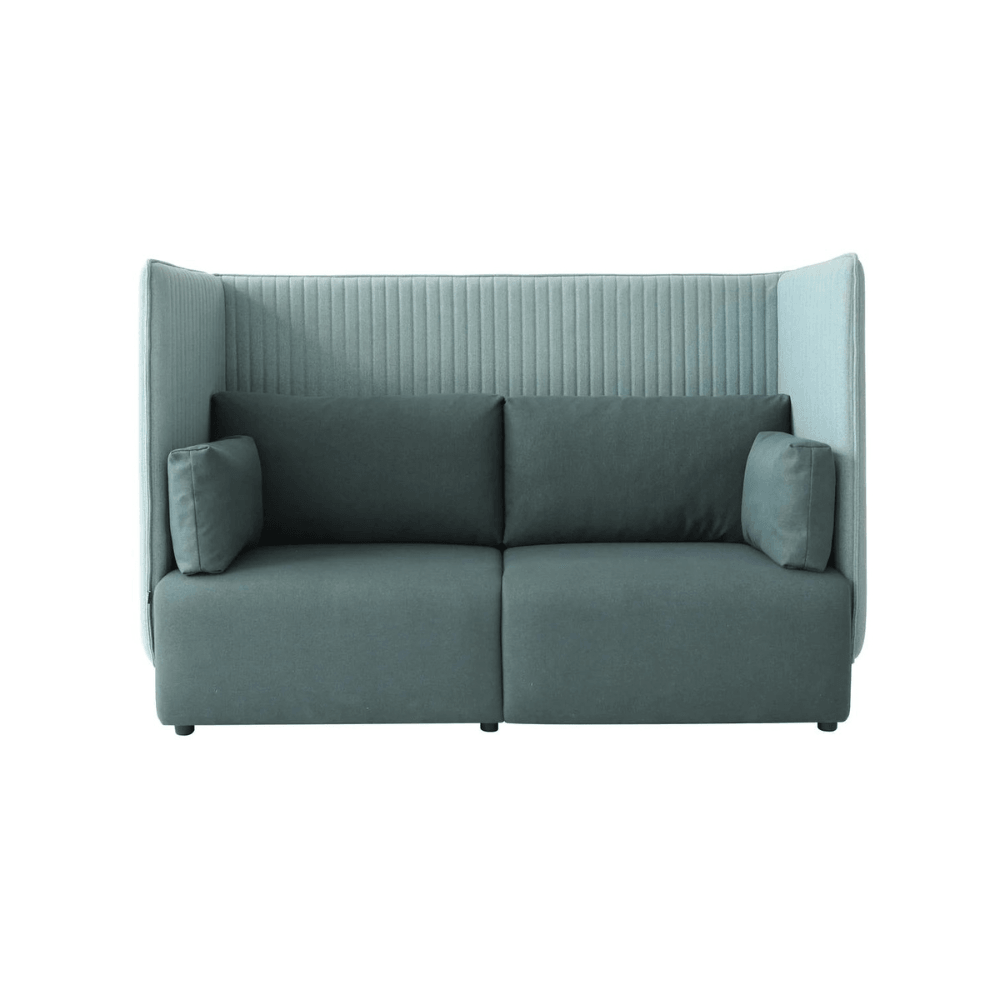 Acoustic Privacy Two-Seater High-Back Banquette