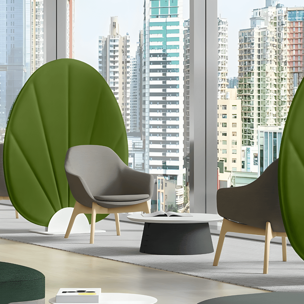 Panneau séparateur acoustique Rencia-C en tissu pour bureau