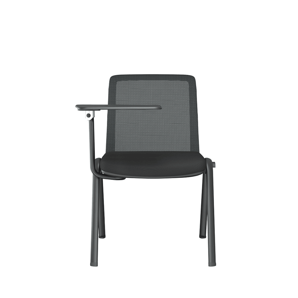 Chaise Tobias-B apilable con mesa auxiliar