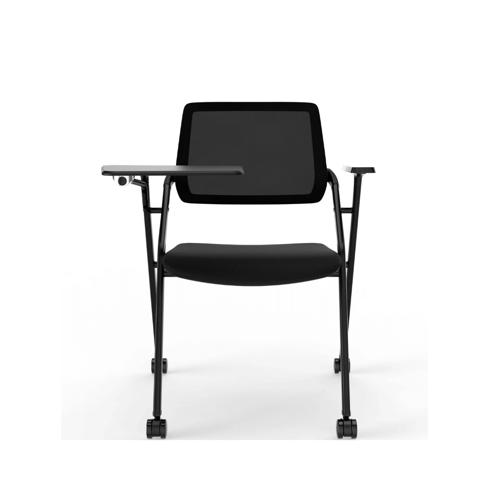 Chaise Raquil-B apilable con reposabrazos y bandeja