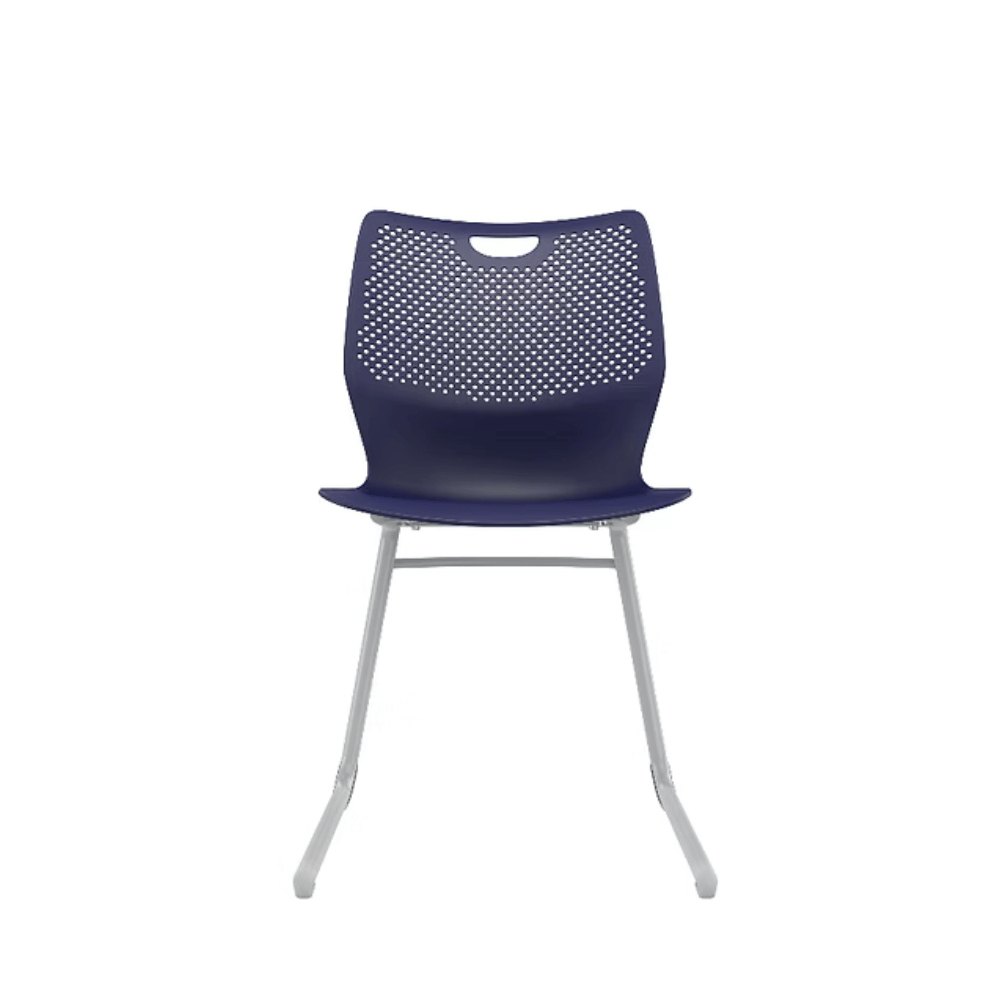 Chaise Abigael-B en plástico con base de trineo