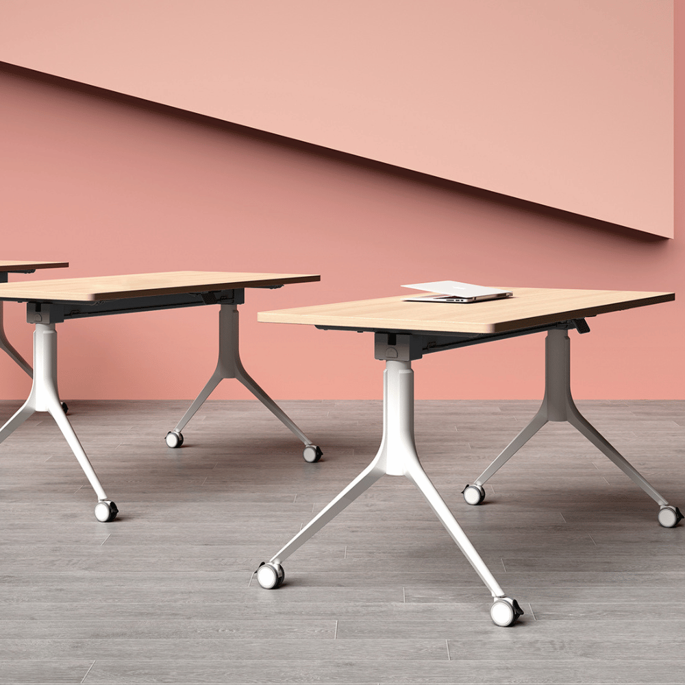 Escritorio modular Zebuli plegable y móvil