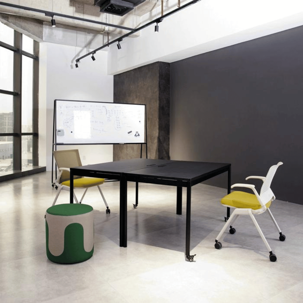 Mesa de reunión móvil Daejeon con estructura de metal
