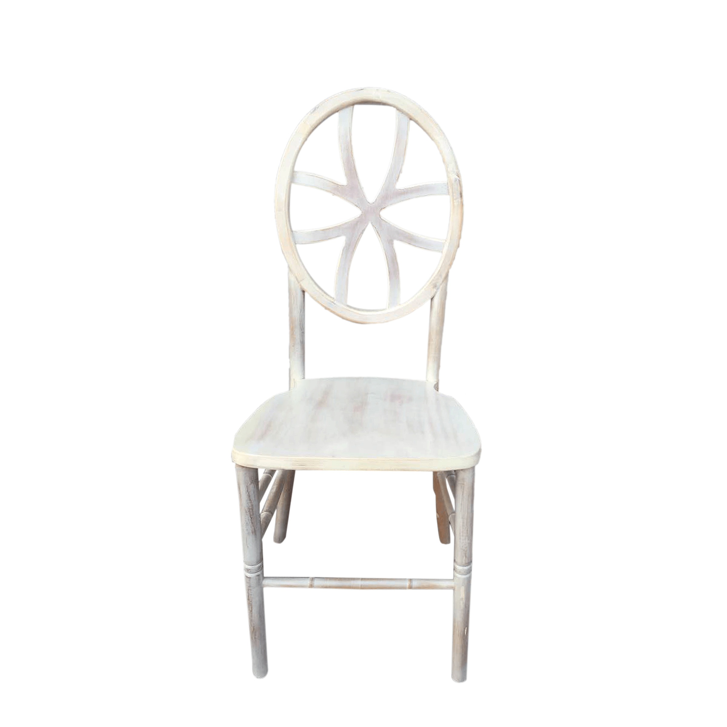 Chaise Phoenix de Madera con Respaldo Multi-Motivo
