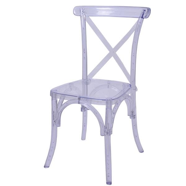 Chaise crossback transparente

Chaise cruzada transparente