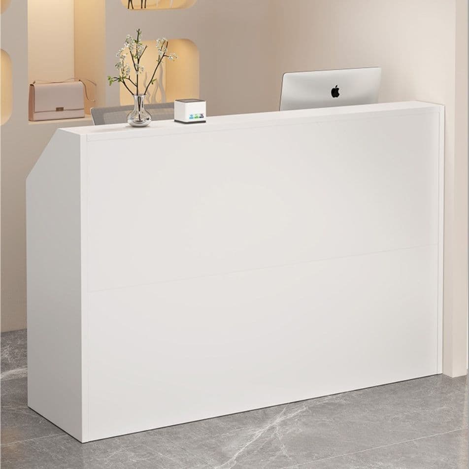 Mostrador de recepción blanco 100 X 36 X 92cm