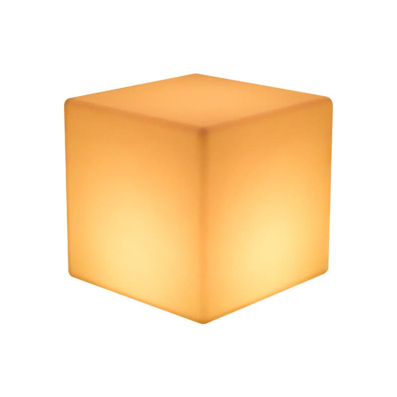 Taburete cubo luminoso de 60cm