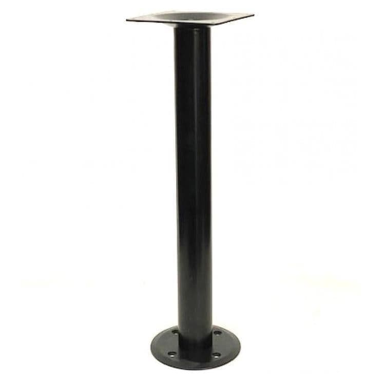 Table base fixed to the floor - black finish