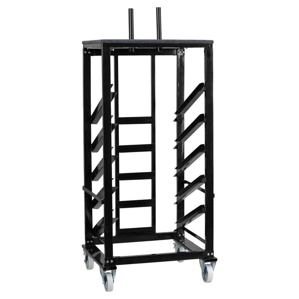Chariot pour tables cocktail rondes 61 cm