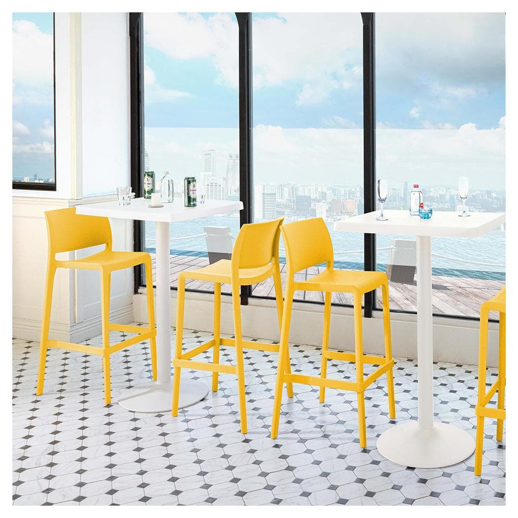 Outdoor resin bar stool