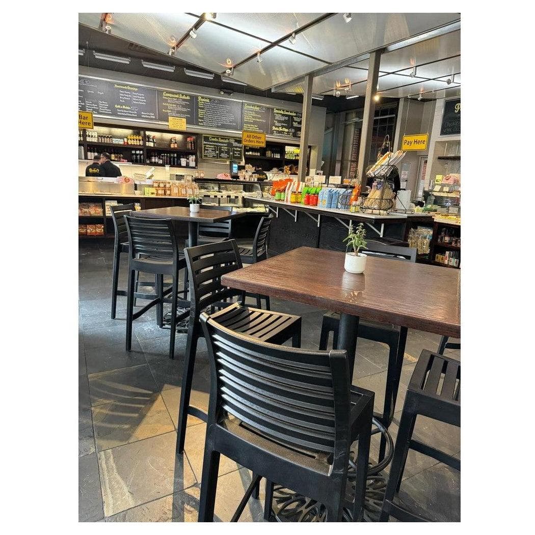 Outdoor resin bar stool