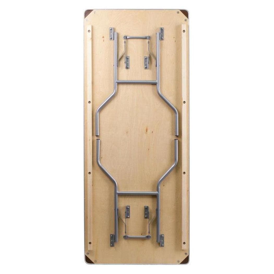 Table pliante banquet en bouleau – rectangulaire