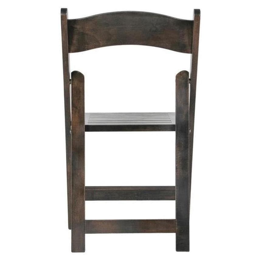 Folding solid wood chair - for restaurant use