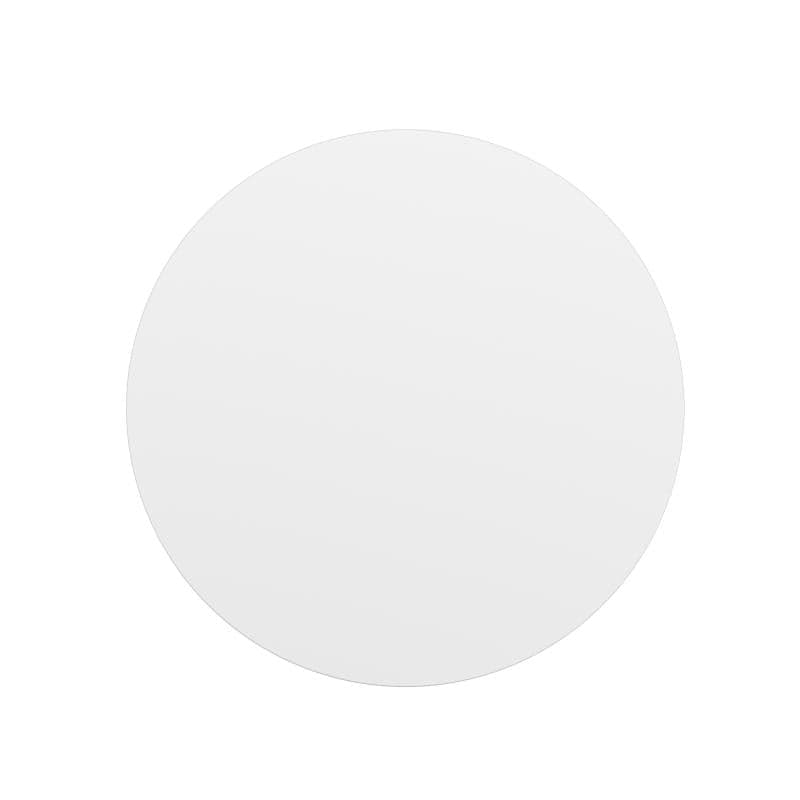 Tabletop in reversible white or gray laminate