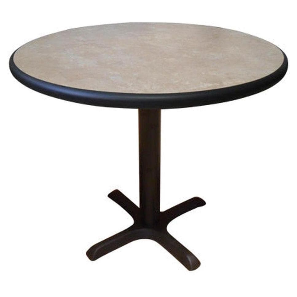 Tabletop in laminate with rounded bullnose edge - thickness 32 mm