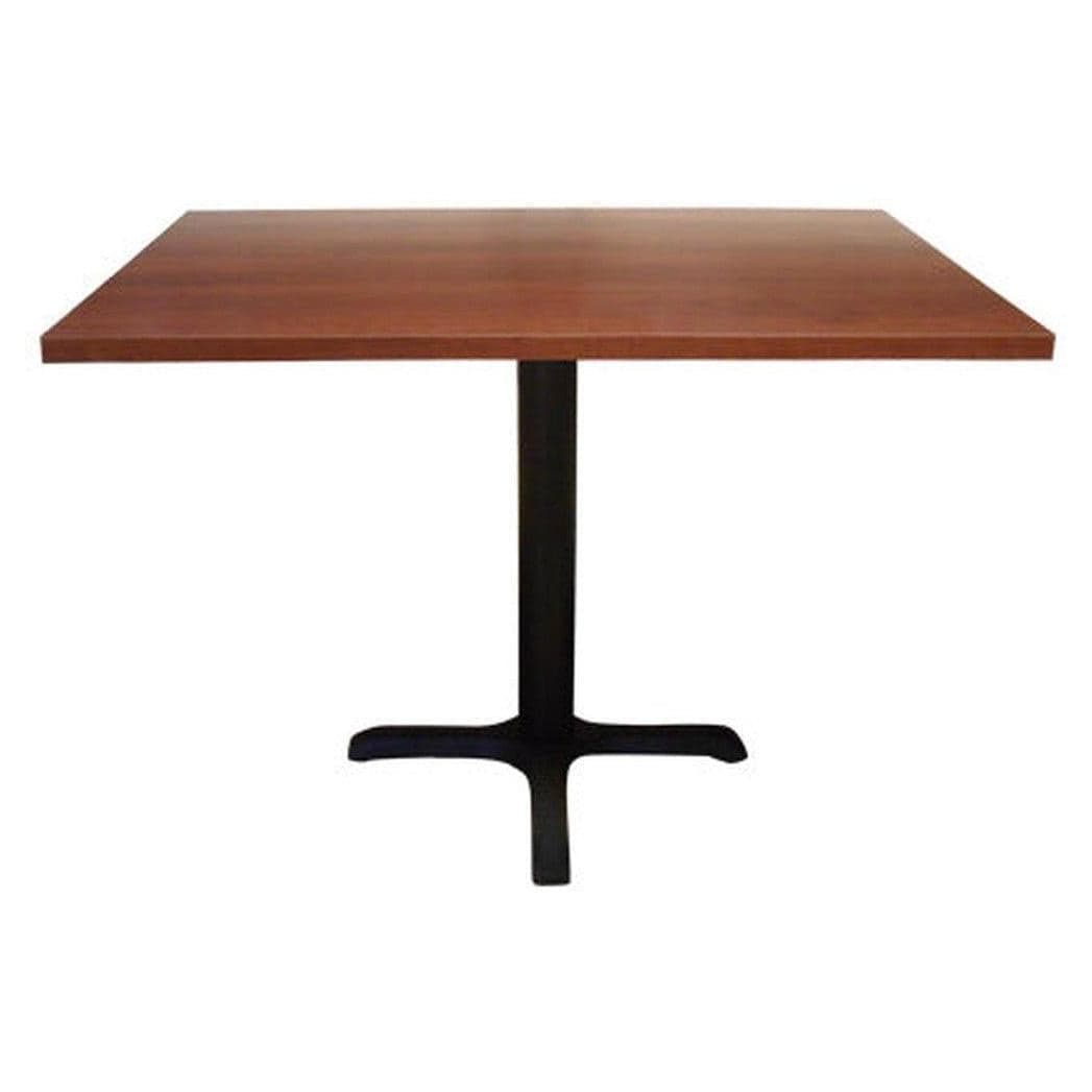 Indoor laminated table top with straight edge