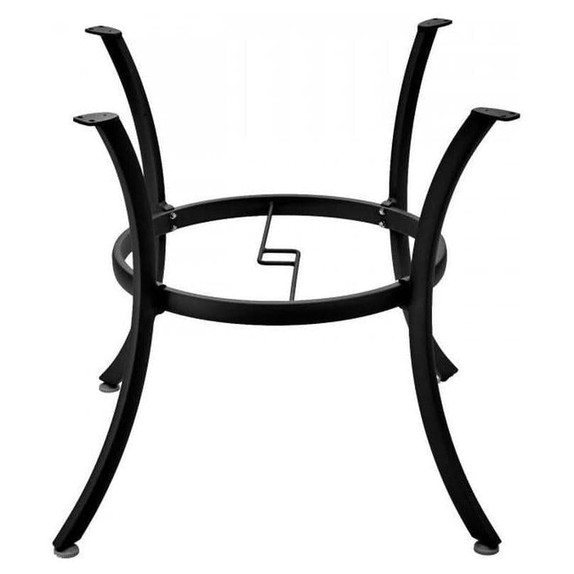 Base de mesa exterior decorativa de aluminio de 61 cm