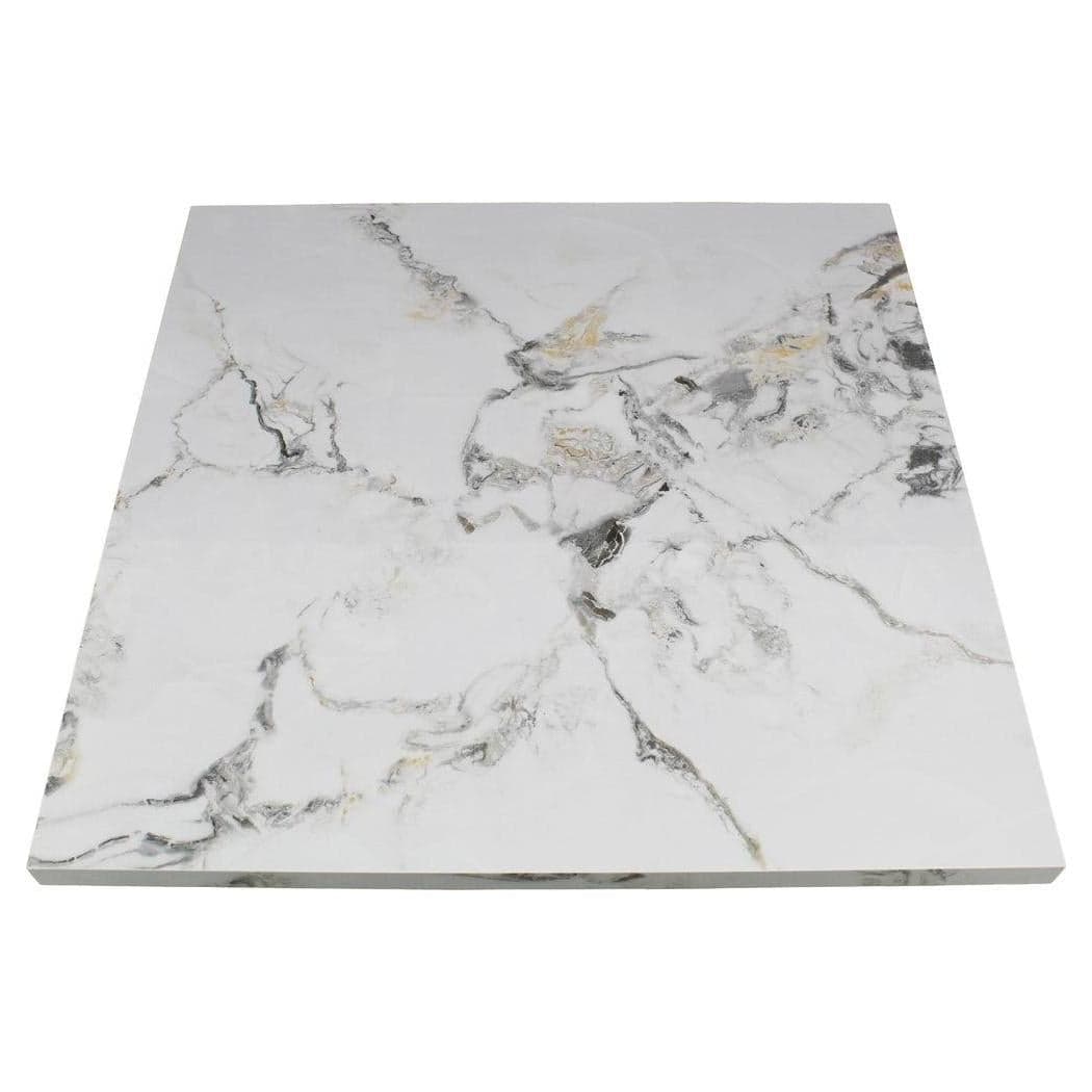 White CALACATTA sintered stone table top
