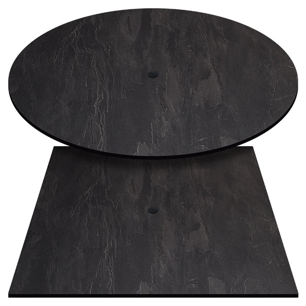 Tabletop COMPCOR outdoor slate effect Raven
