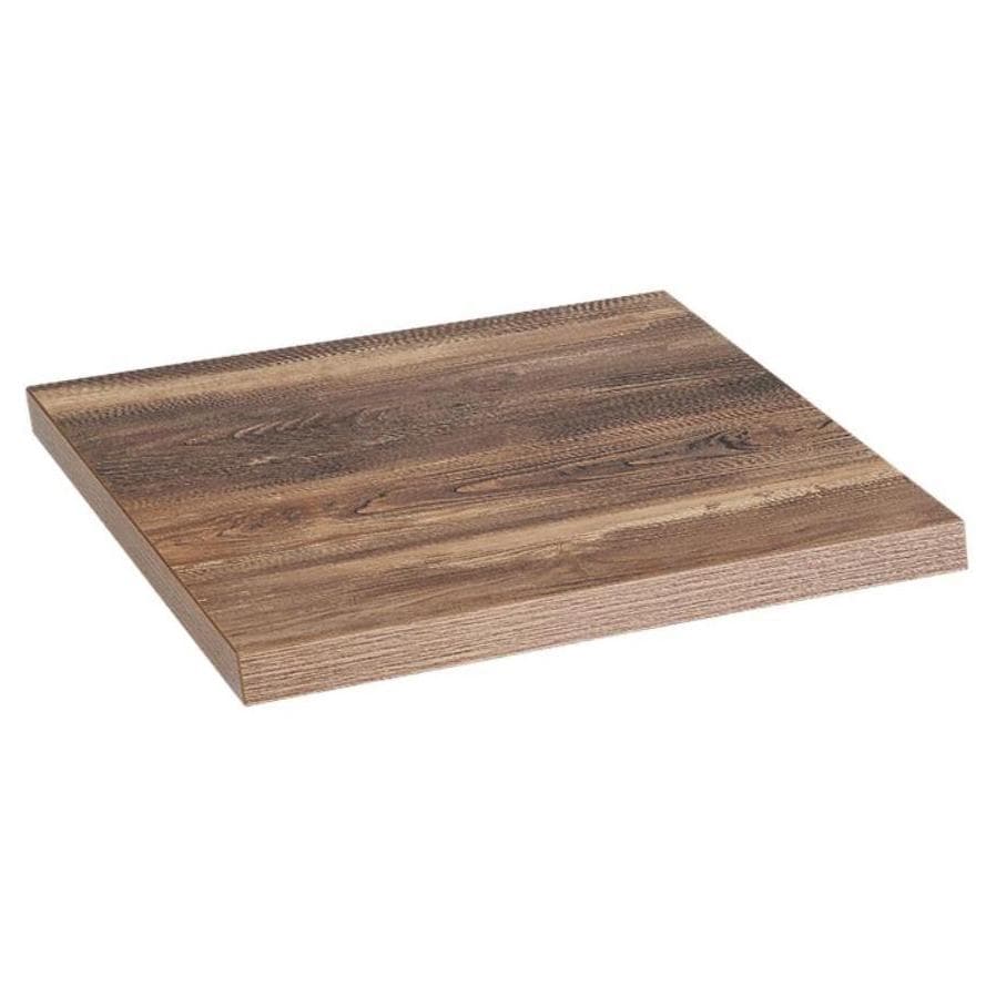 Plateau de table en mélaminé finition bois moyen