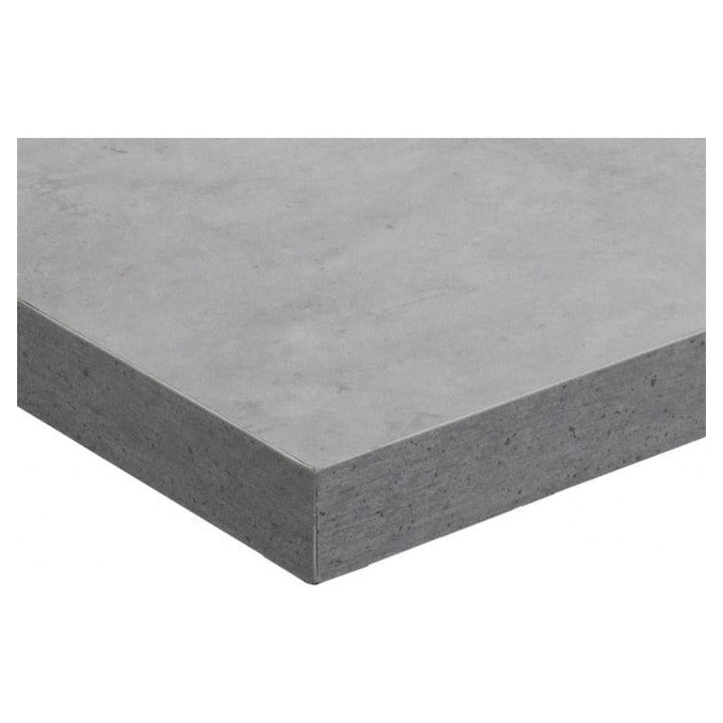 Plateau de table intérieur en mélaminé finition béton imitation