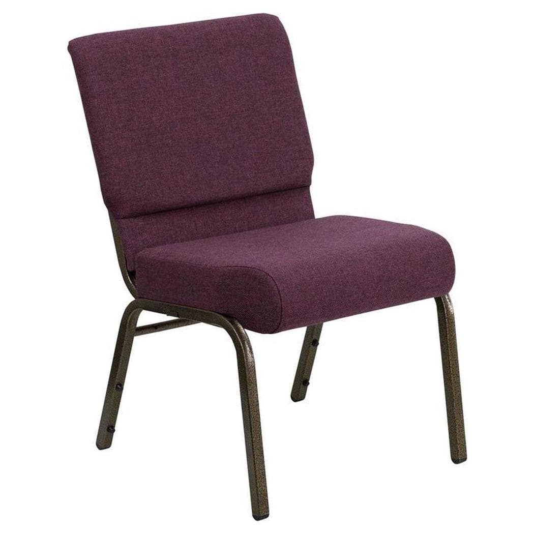 Chaise d’église empilable TITAN Series largeur 53 cm – structure finition or