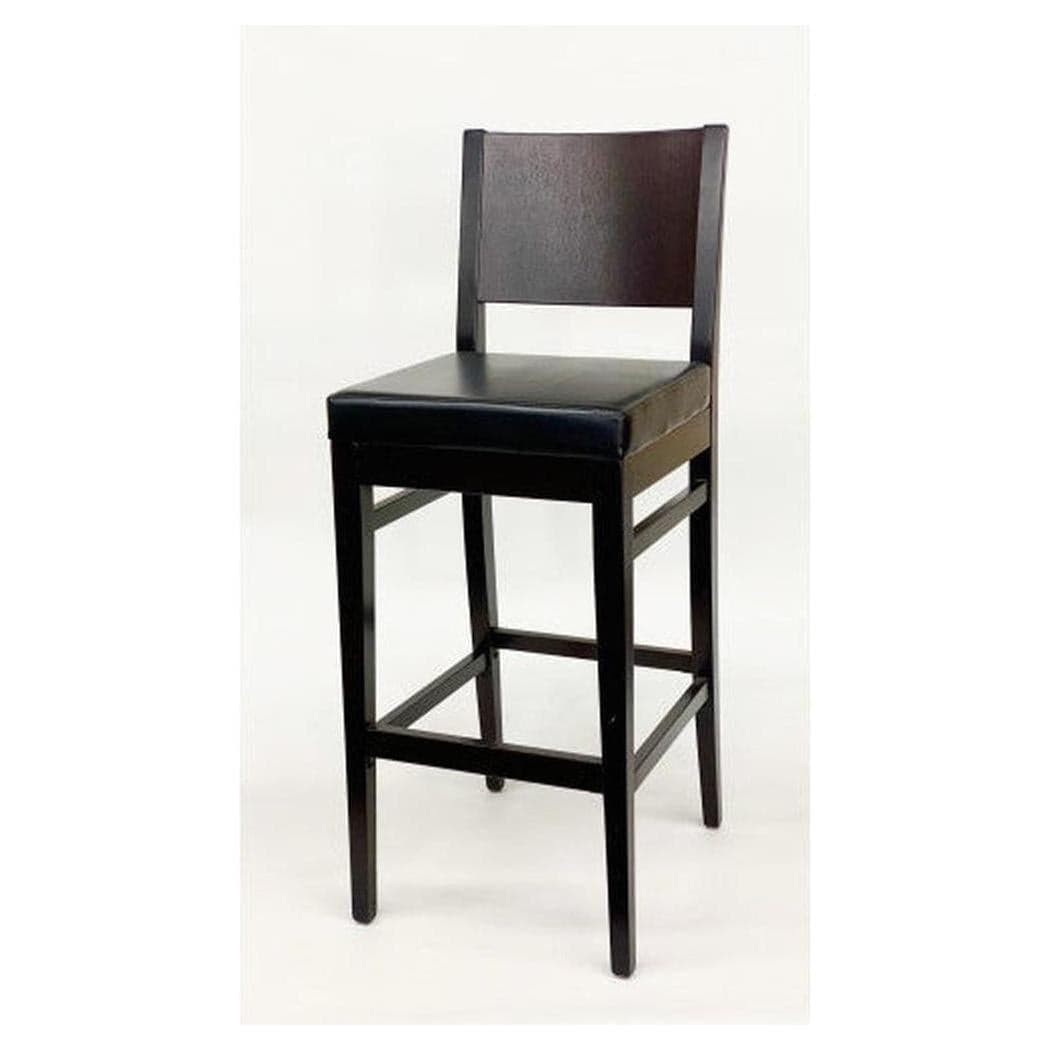 Tabouret de bar moderne rembourré en hêtre européen