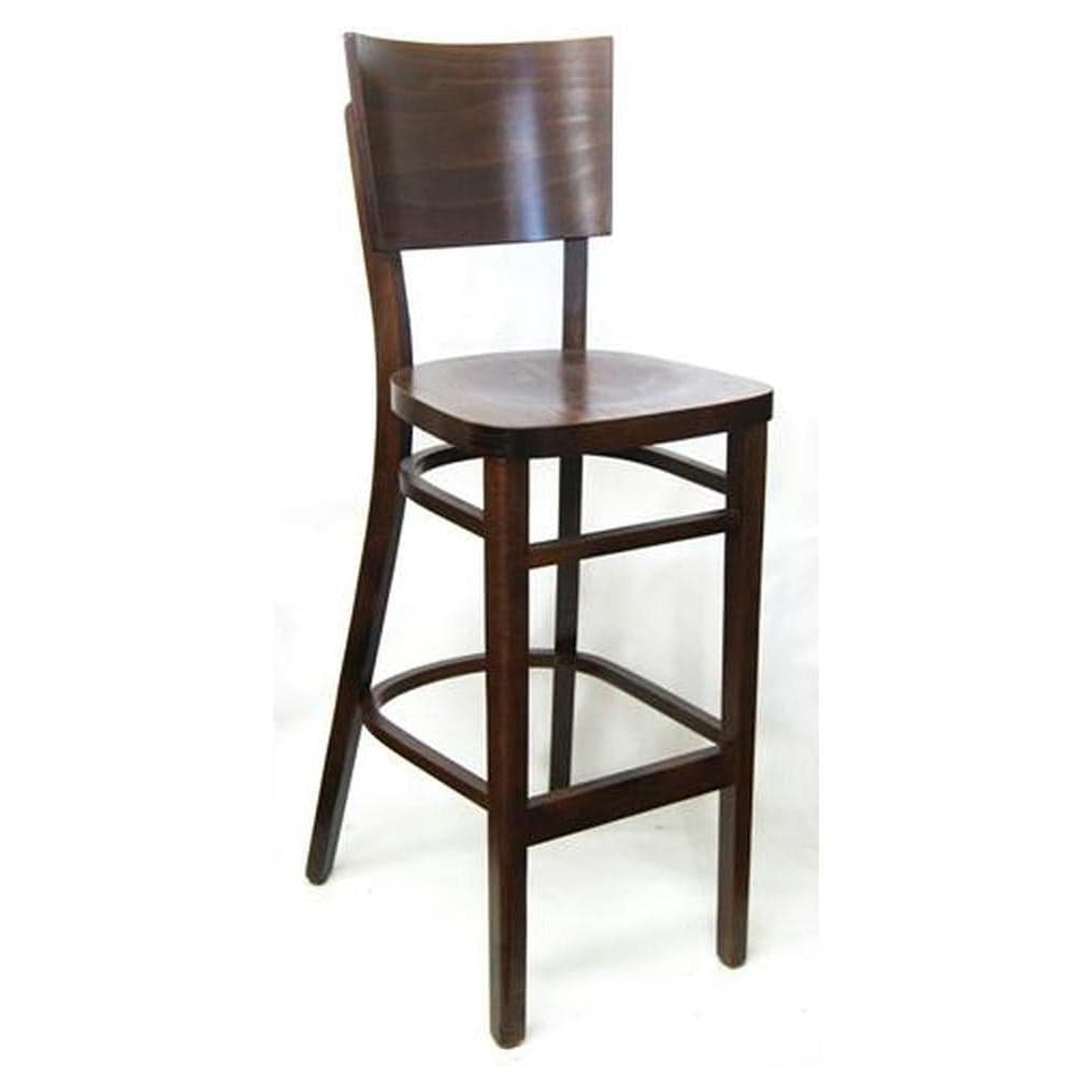 Tabouret de bar moderne en bois massif en hêtre européen