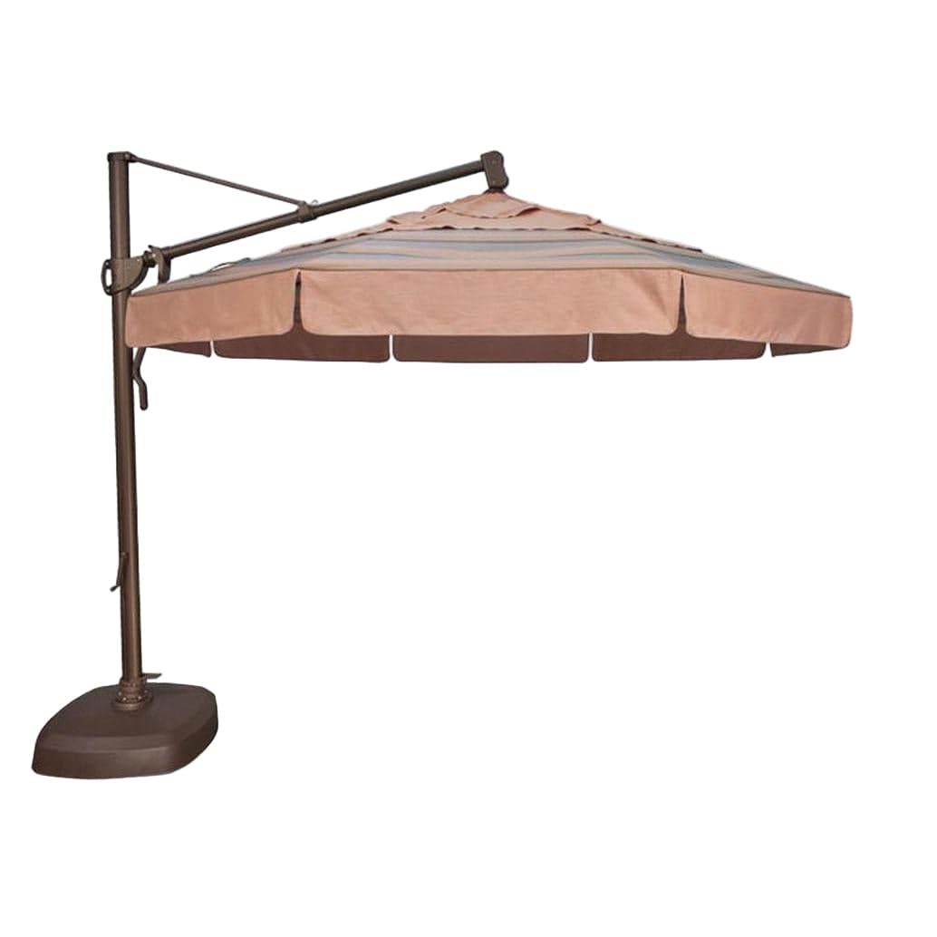 Parasol déporté AKZ CARILO 3,35 m double aération