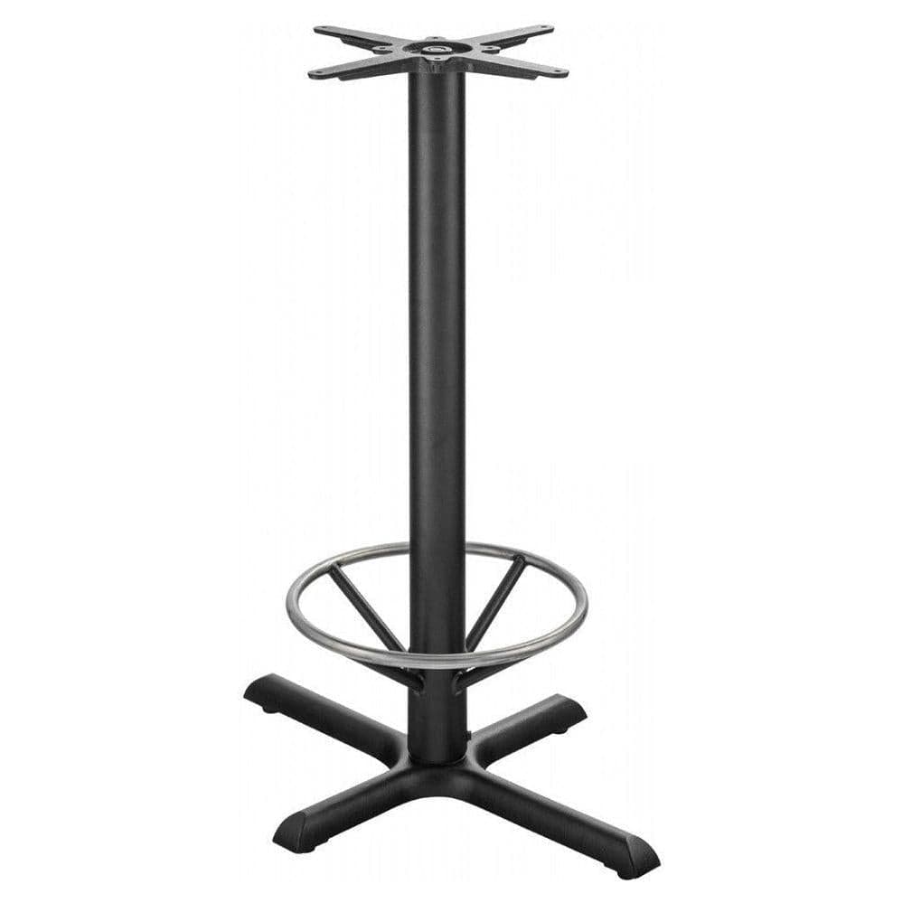 Base de table AUTO-ADJUST KX2230 noire hauteur bar en X avec repose-pieds