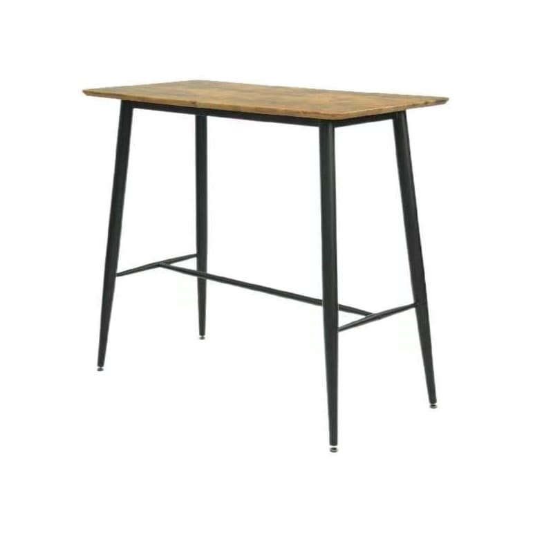 Mesa alta de metal Vrees, tablero MD 6064 vintage (120 x 60 cm)
