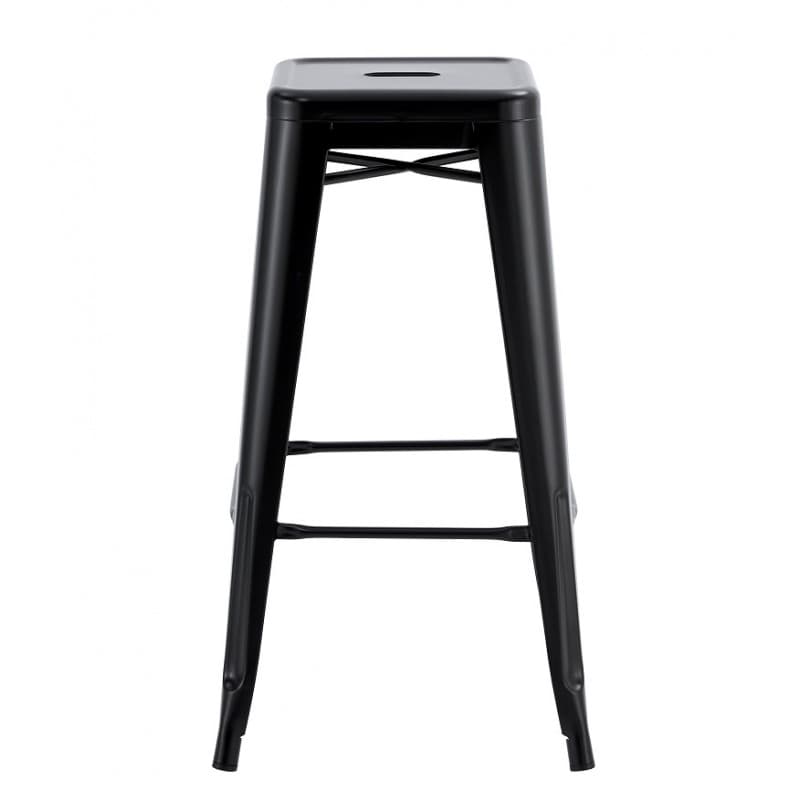 Tabouret de bar Bleex EK Limited à structure en acier noir