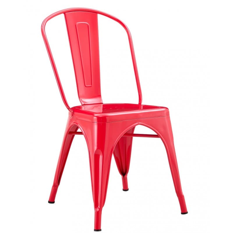 Chaise Bleex EK LIMITED en acier (rouge)