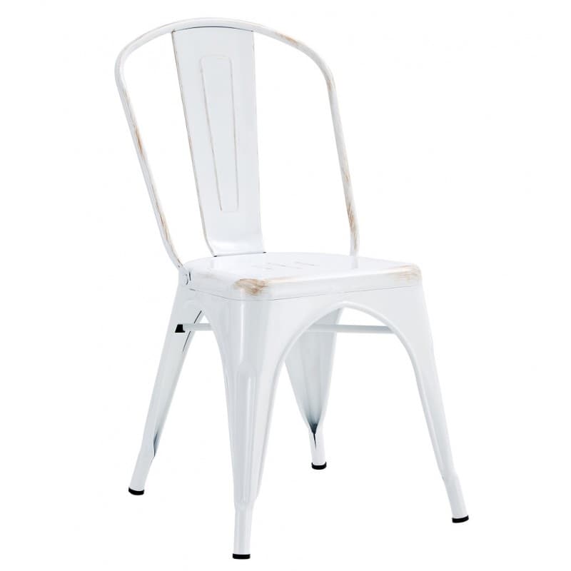 Chaise Bleex EK VINTAGE en acier (blanc)