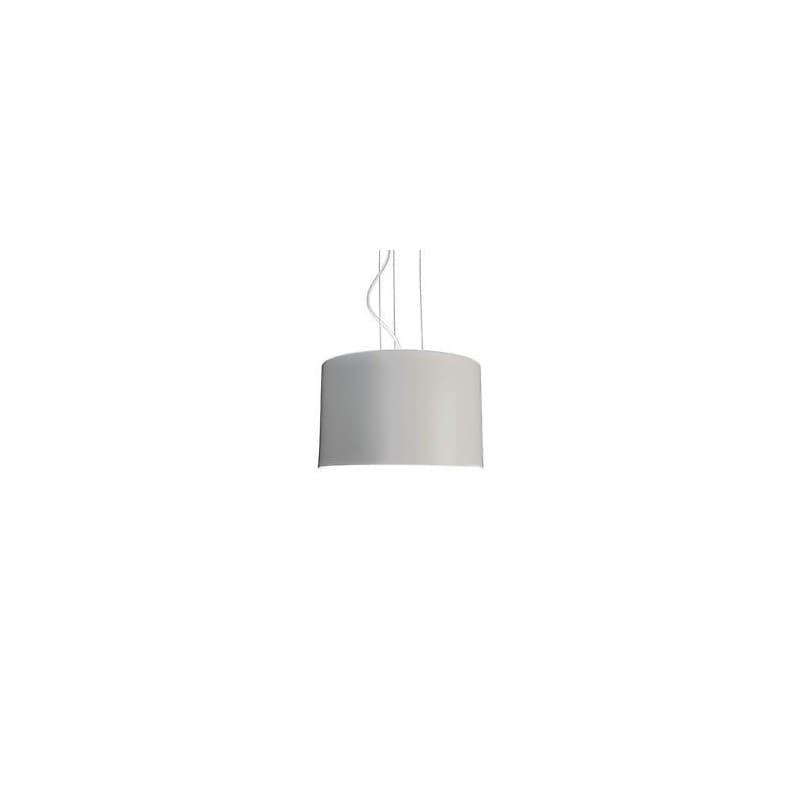 Suspension Niva avec abat-jour gris clair