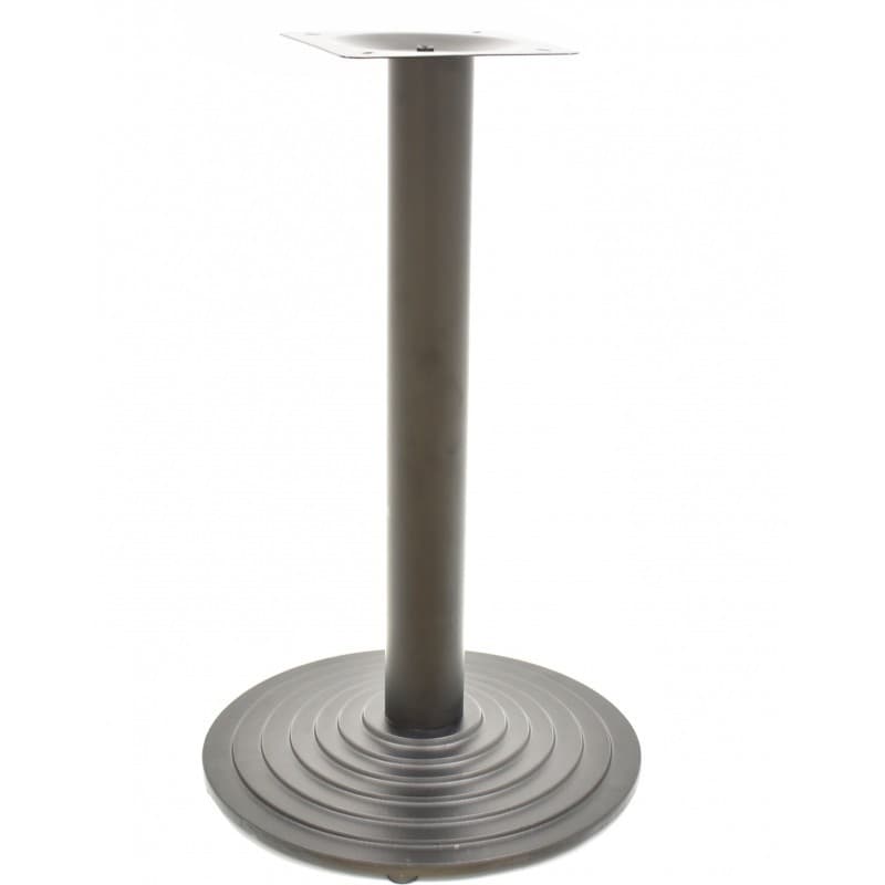 Table Greve plateau 70 x 70 cm, hauteur 72 cm (piètement noir, coloris au choix)