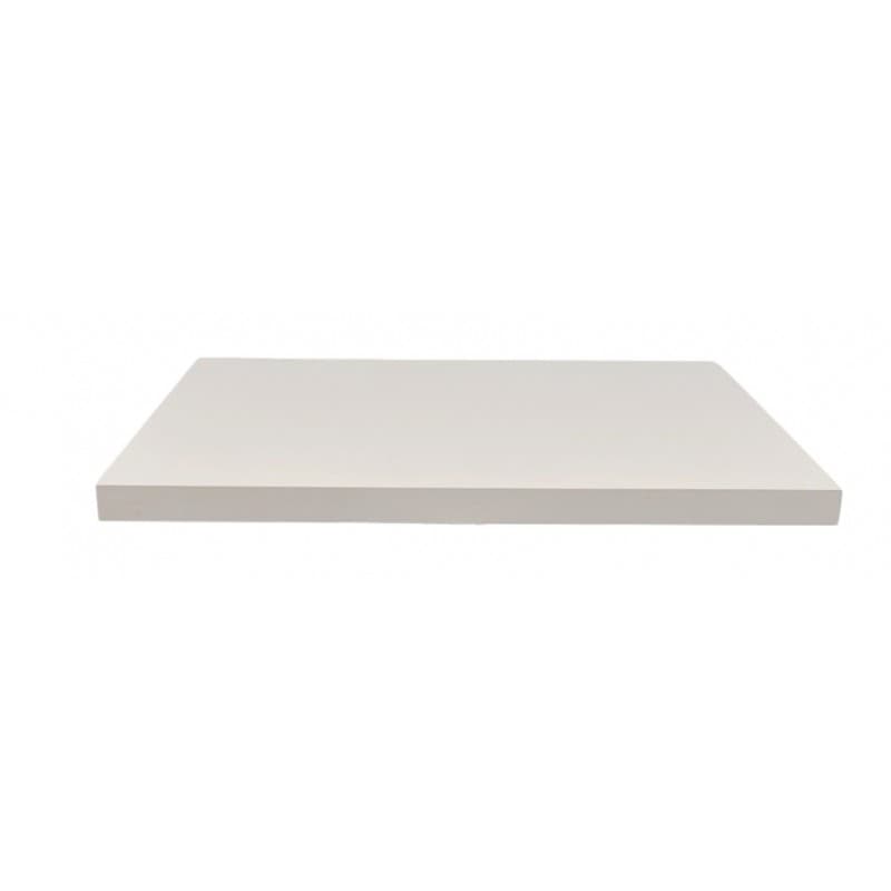 Plateau de table Skygge en mélaminé, épaisseur 30 mm, format carré 60 × 60 cm