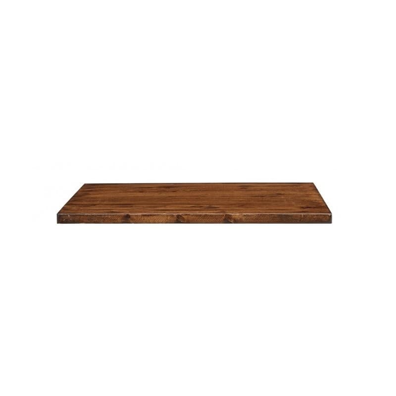 Plateau de table Nyborg verni, épaisseur 30 mm, format carré 80 × 80 cm