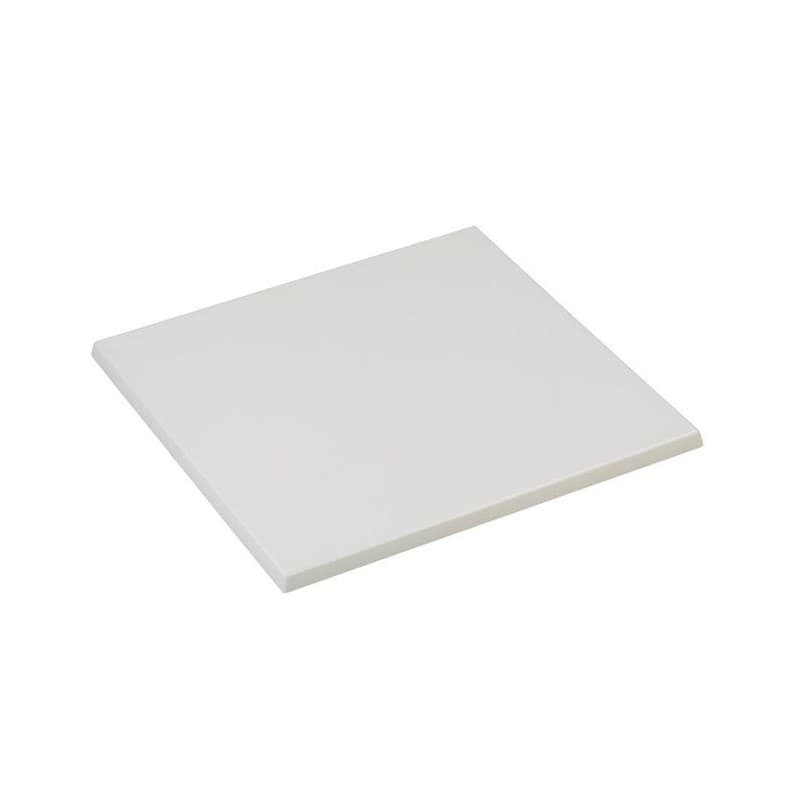 Plateau de table Werzalit Wer-Uniart, format carré 80 × 80 cm, finition White 3101