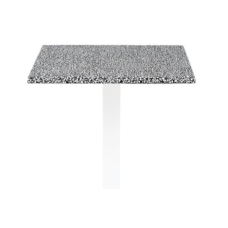 Plateau de table Werzalit Alemania, format carré 80 × 80 cm, modèle Piazza 102