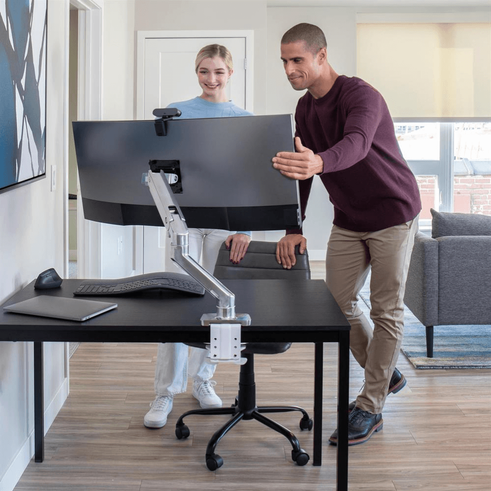 Bras écran de bureau renforcé Ergotron pour écrans lourds – HX