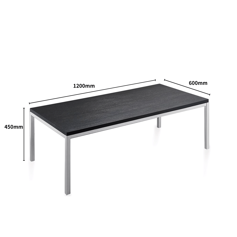 Side table Granada rectangular in wood - sleek design