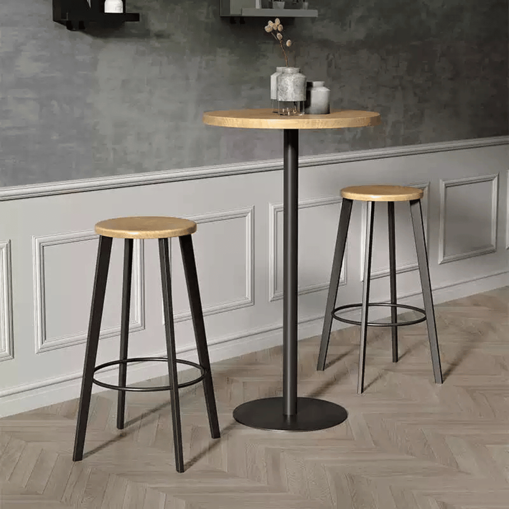 Side table bar height Tbilissi round - modern design