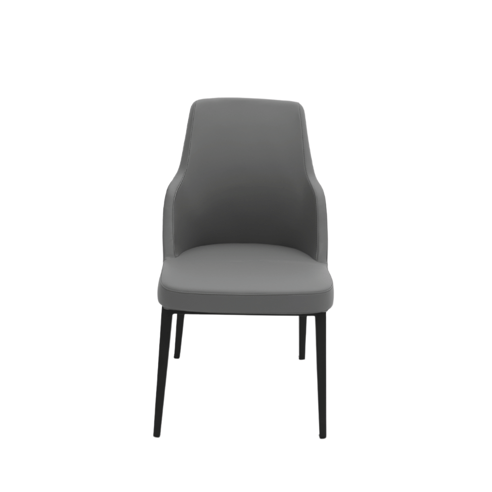 Dining chair Lucian in leather - luxury finish