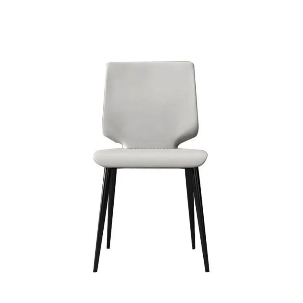 Dining chair Sonia in leather - contemporary style