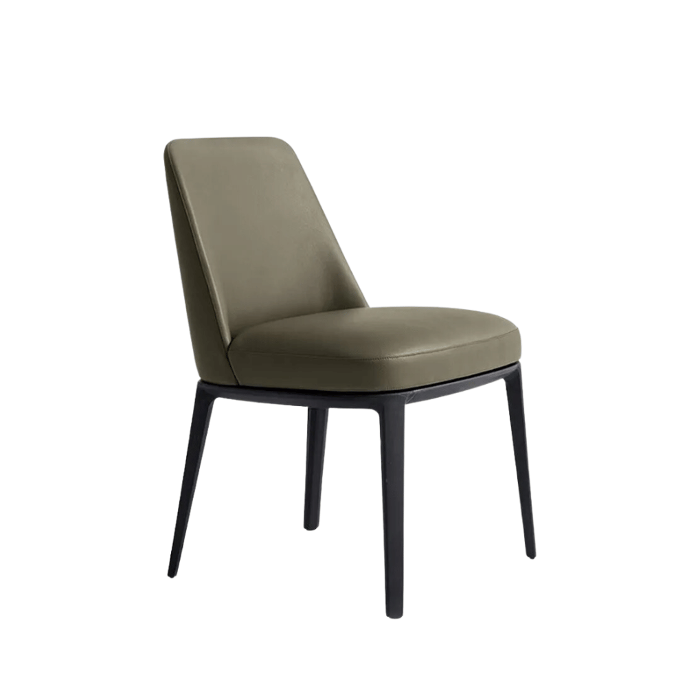 Dining Chair Sophie in Leather - Nordic Style