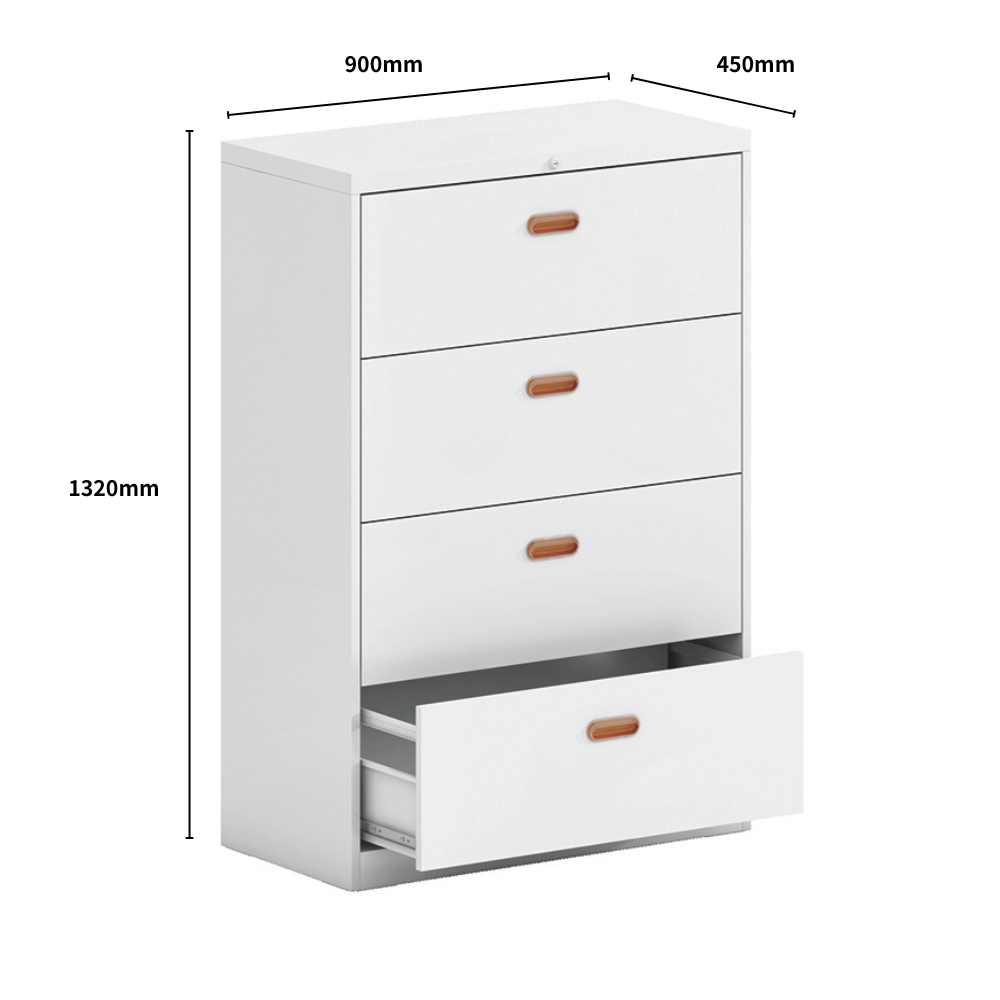 Side drawer steel Yubor armoire for office