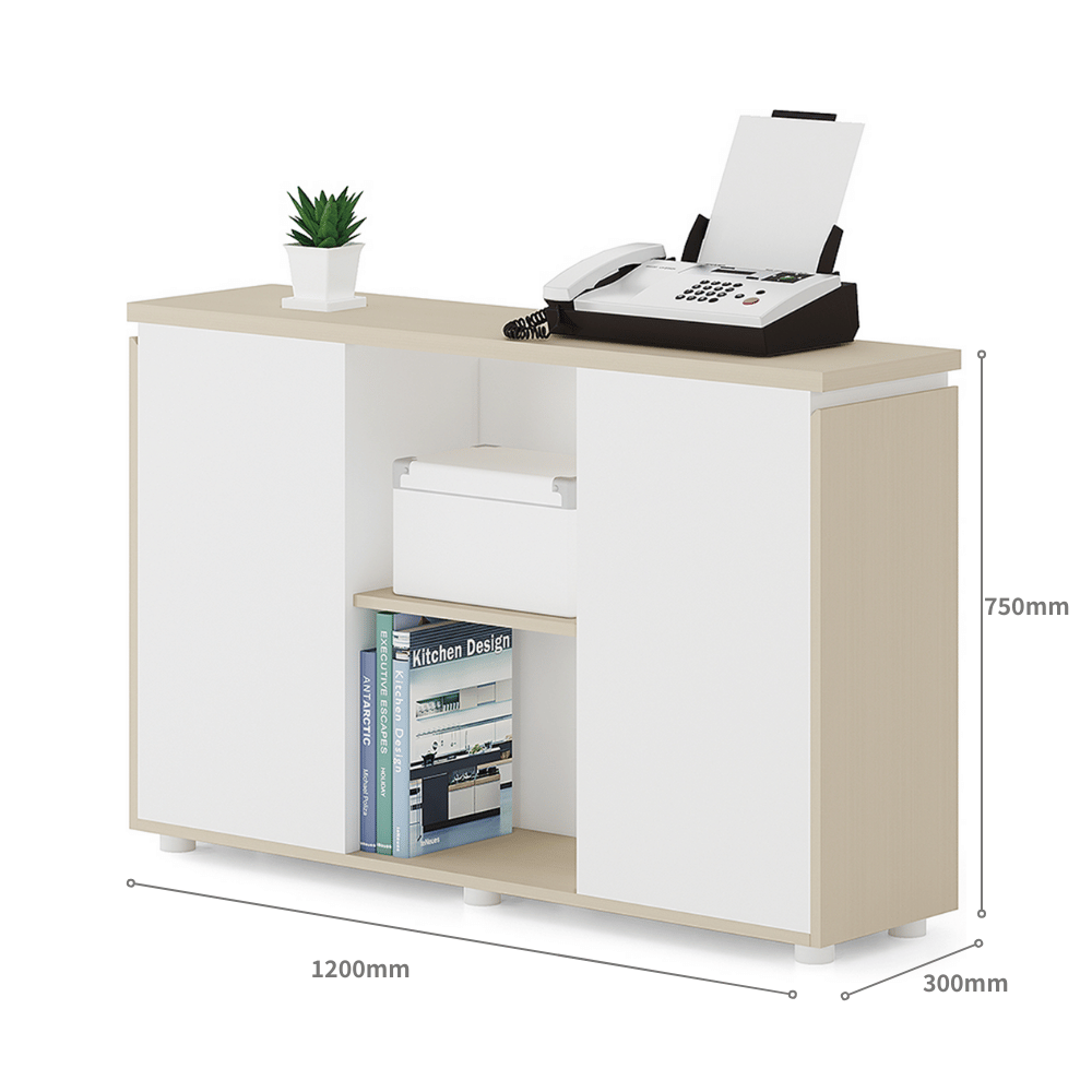 Tommaso-A wooden desk side cabinet