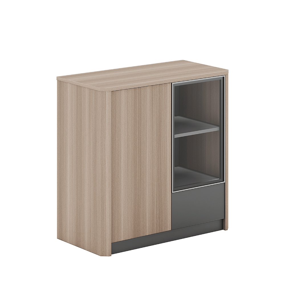 Meuble bas de rangement Emanuele-A en bois
